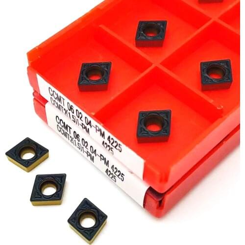 CCMT060208 CCMT060204 PM 4225 Carbide Insert Metal Turning Tool CNC Cutting Tool Lathe Milling Tool CCMT 060204 Turning Tool