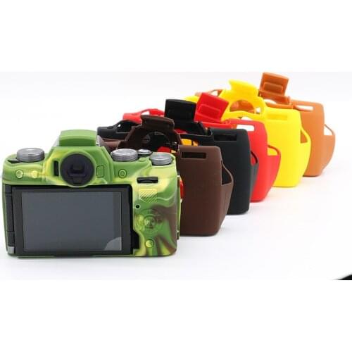 Silicone Armor Skin Case Camera Body Cover Protector Video Lens Bag For Fuji Fujifilm X-T100 XT100 Camera bag