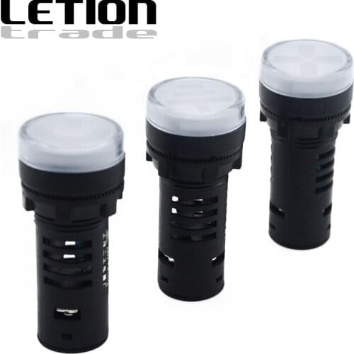 10PCS 22mm AD16-22W D/N/G 220V Breaker circular position isolation knife Push Button Switch Free Shipping