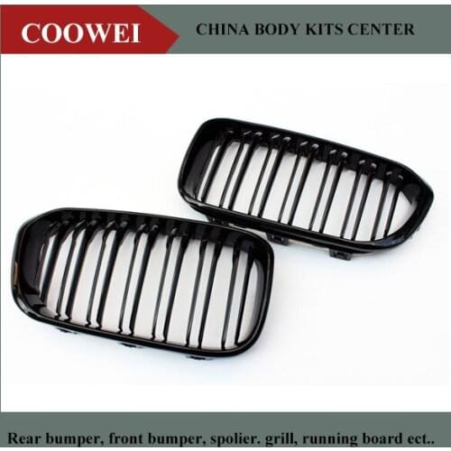 Replacement ABS Grill Front Bumper Black Grille for BMW 1 series F21 F20 LCI 2015 2016 5-door hatchback 114i 116i 118i