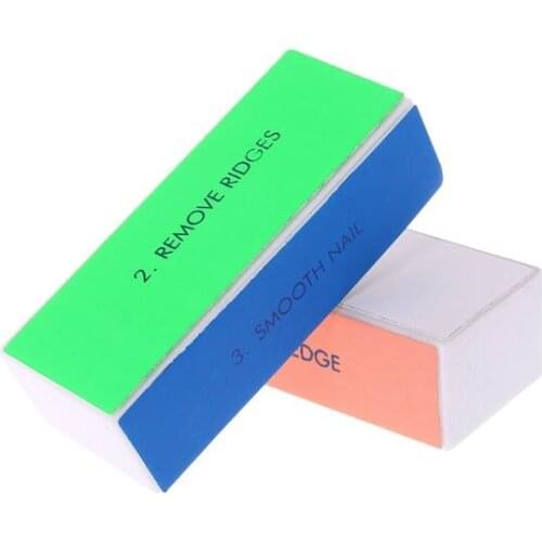 High Quality 5 Pcs Fashion Nail Art Manicure 4 Way Shiner Buffer Buffing Block Sanding File,Suitable for professional salon