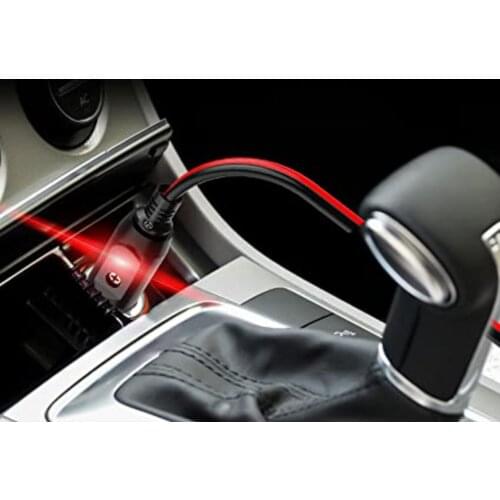 Car Accessories Inside 15A 12V24V Universal Automotive Electric Appliances Cigarette Lighter Plug With Indicator Light