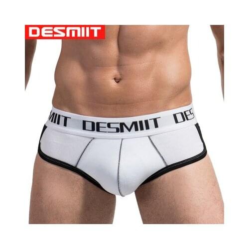 Free shipping!brand DESMIIT function underwear mens sexy briefs pad underwear comfortable briefs mens cotton underwear