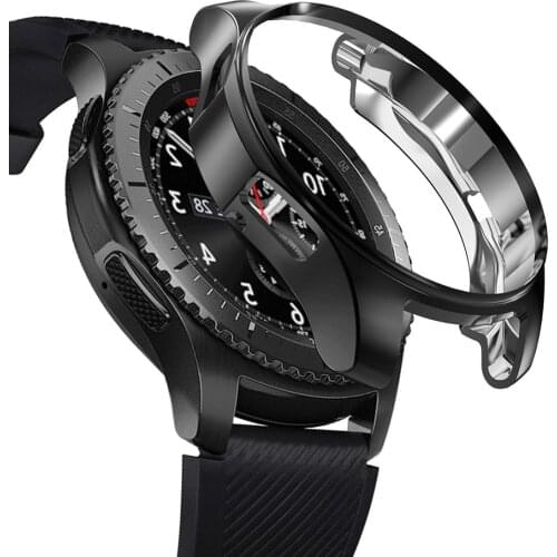 Cover for Samsung Galaxy Watch 46mm case Gear S3 frontier bumper soft smart watch accessories plated protective shell case 22mm