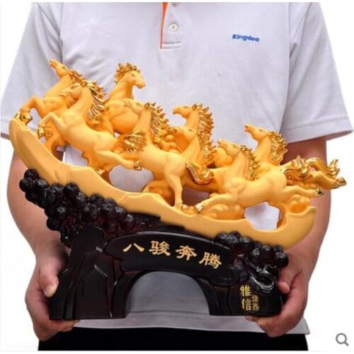 Business Gifts for Horse Decoration Eight Stellar Heroes Live Handicrafts to Recruit Money Living Room Point Shop Opening Gift