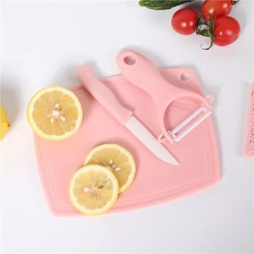 Ceramic Knives Kitchen knives 3 Pcs Set Ceramic Knives +Peeler +Cutting Board Home kitchen Quality Cooking Tools Accessories