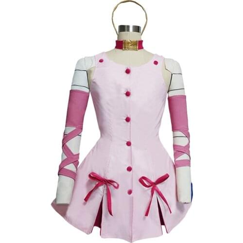 JoJos Bizarre Adventure movie Sugimoto Reimi Cosplay Costume pink dress with accessory