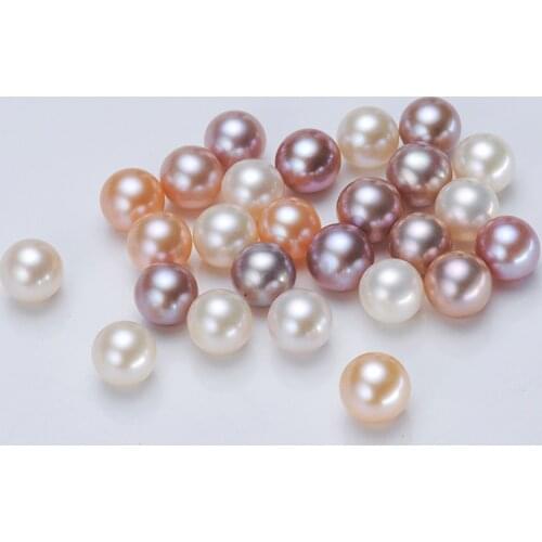 MADALENA SARARA Genuine Pearl 3-11mm AAA Freshwater Pearl Round Natural White Good Quality Brightness Luxury Pearl Bead