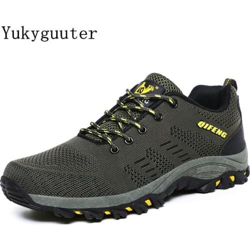 Men Women Hiking Shoes Outdoor Spring Mesh Breathable Walking Jogging Trekking Boots Mountain Climbing Sport Sneakers Athletic