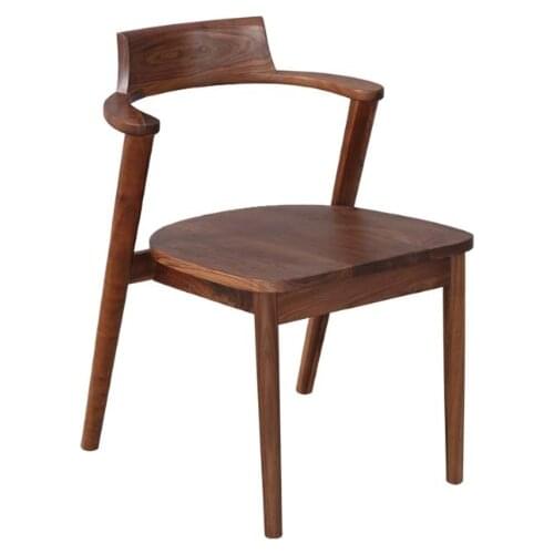 Japanese-style pure solid wood dining chair All solid wood desk chair North American oak dining chair Eco-friendly chair Eco-fri