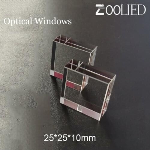 25*25*10mm Cube prism Plates Optical H-K9L Cube Windows Six surfaces polished Cuboid light guide For beauty machine equipment