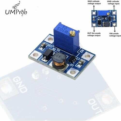 2-24V to 2-28V 2A DC-DC SX1308 Step-UP Adjustable Power Module Step Up Boost Converter for DIY Kit