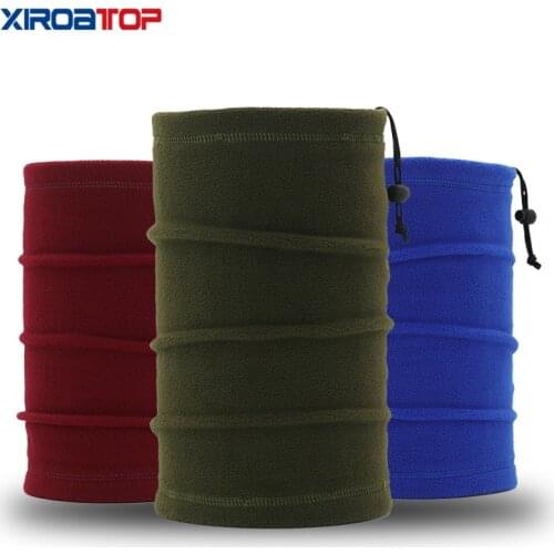 Men Women Winter Neck Warmer Bandana Tube Scarf Fleece Pipe Half Face Mask Sports Thermal Skiing Gaiter Hiking Cycling Snowboard