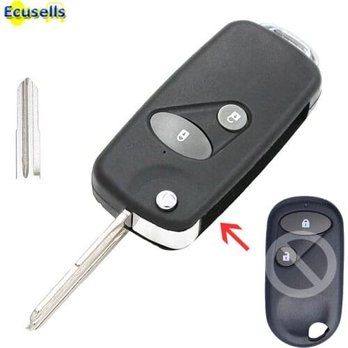 2 Button FOLDING FLIP Remote KEY FOB CASE SHELL UPGRADE FOR HONDA ACCORD CIVIC HRV CRV S2000