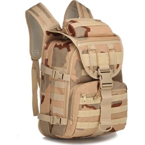 Fishing Bag Outdoor Backpack Camouflage Mountaineering Bag 40L Army Pack Package Travel Shoulder Bag X7 Archery Tactical Bag