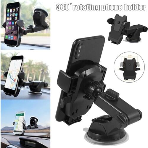 Universal 360 Rotate Car Phone Holder Cradle GPS Navigation Suction Cup Bracket JR Deals
