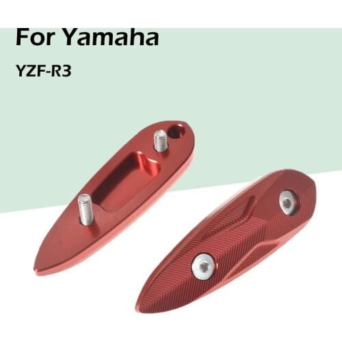 For Yamaha YZF-R3 Rearview Mirror Screw Decoration Motorcycle Modified Rearview Mirror Seat Decorative Piece