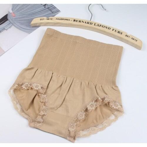 Yasemeen Hot Summer High Waist Control Panties Lace Women Panties Cotton Waist Shaper Hot Body Shapers Slimming Seamless Panties