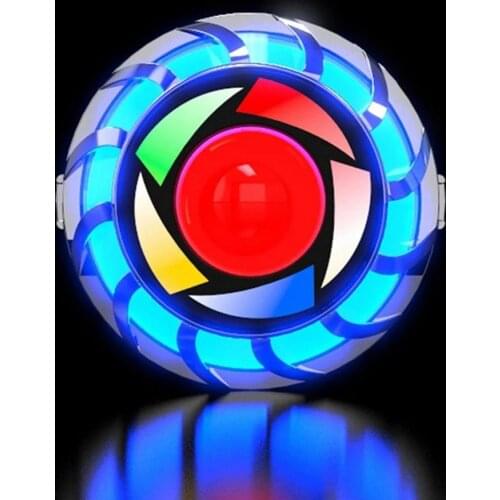 1pcs Motorcycle Headlight Angel Eye Motorbike LED Tail Brake Lights Motorbike Accessories Universal Red/Blue Brake Lam