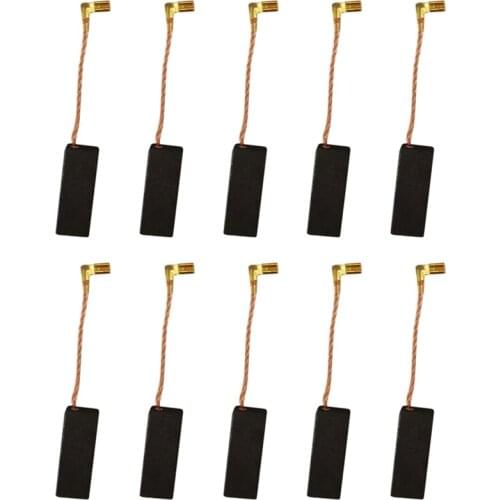 10Pcs Carbon Brush for McCulloch 2200 Chain Saw X73 Flymo Woodshark 350 400 D94