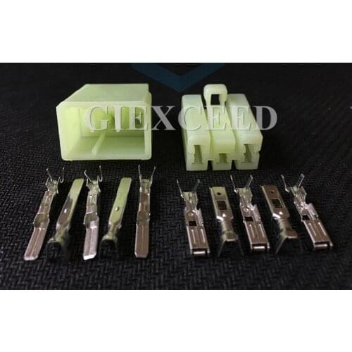 2 Sets 5 Pin 172494-1 Motorcycle Auto Connector Female Male Socket For Auto Wire Harness