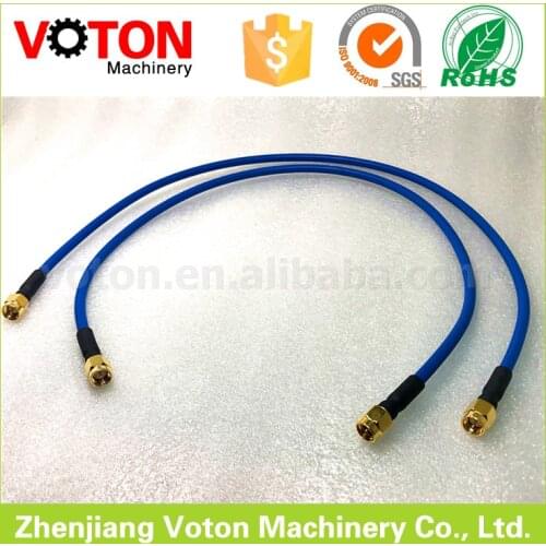 Free shipping 2 piece 45cm RF RG402 jumper cable with SMA male plug to SMA male plug connectors RG402 cable assembly