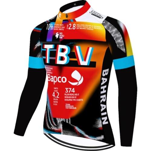 2021 BAHRAIN Summer Spring Tenue Cyclisme Homme Maillot Velo Homme Maillot Ciclismo Hombre Cycling Jersey Ciclismo