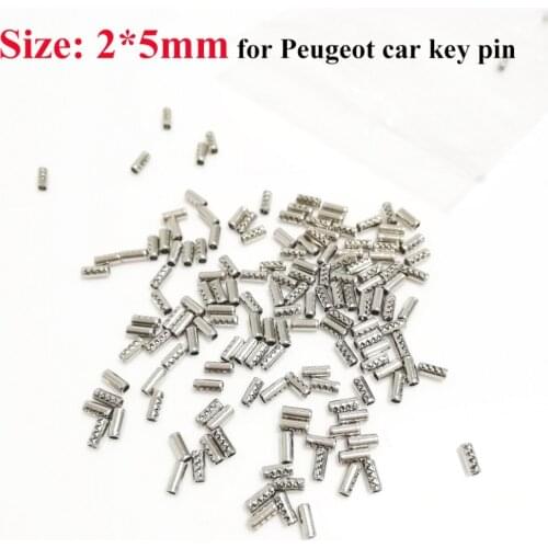 2X5mm Car key pin,2mm diameter 5mm length Flip key blade split pin with Stainless steel material