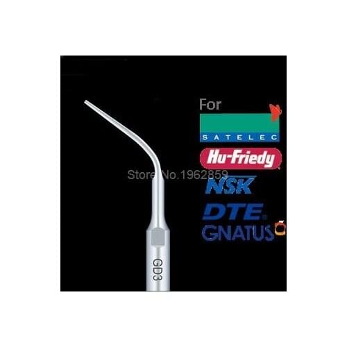 5pcs GD3 dental scaler tips dental equipment teeth whitening ultrasonic dental scaler tip GD3 for SATELEC NSK GNATUS DTE