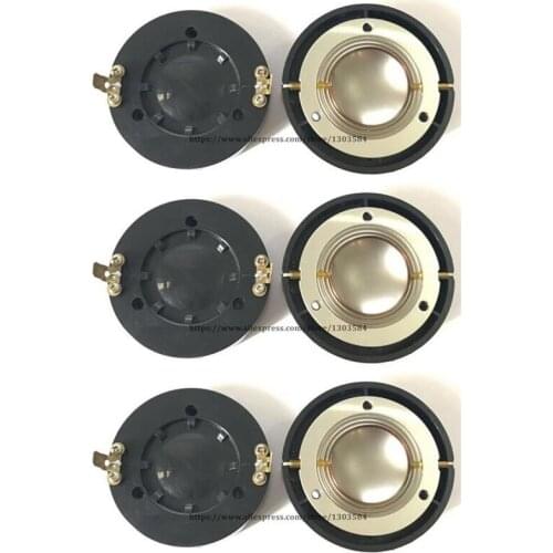 6X Replacement Diaphragm for Behringer Eurolive B210, B212, B215 34T30D8 Pure Aluminum Flat Wire
