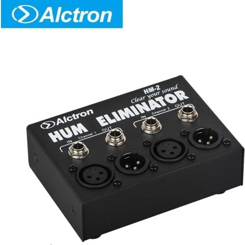 Alctron HM-2 hum eliminator to reduce the noise for professional recording studio,living stage,concert such occasions