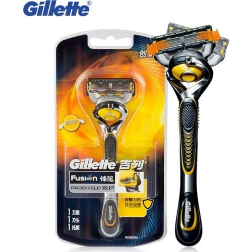 Gillette Fusion Proshield Shaving Razor Shaver Blades For Men Brands Safety Razors Beard Shave