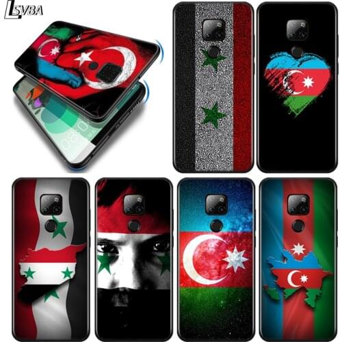 Azerbaijan Syria Israel Flag For Huawei Y9S Y8S Y9A Y8P Y7A Y7P Y6P Y6S Y5P Y9 Y7 Y6 Y5 Lite Pro 2017 2018 2019 Phone Case