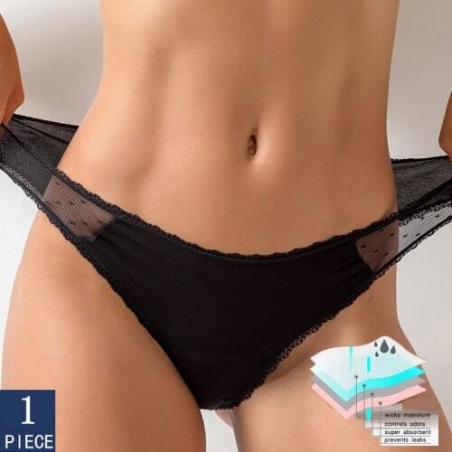 Four Layers of Leak-proof Physiological Period Menstrual Panties For Women UnderwearAntibacterial Briefs Breathable Pants