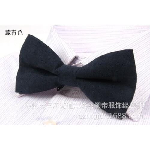 Formal mens Korean double-layer mens and womens bow tie casual corduroy bow tie