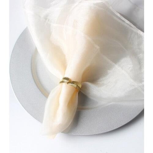 1pc Napkin Holder Fall Leaves Napkin Buckle Christmas Wedding Party Dinner Decor