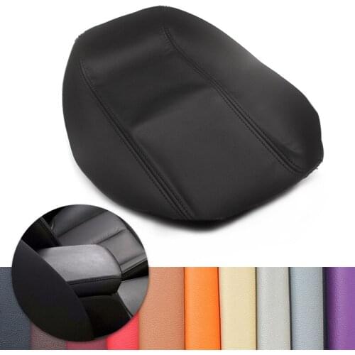 For Nissan Altima 2007 2008 2009 2010 2011 2012 Leather Car Center Armrest Console Box Lid Cover Interior Sticker Decor