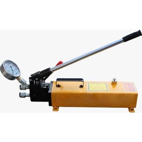 SYB-2S High Pressure Hydraulic Pump Portable Manual hydraulic Pump With Pressure Gauge Hand Operated Pump Clamp Crimping Tools