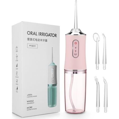 Dental Water Flosser Oral Irrigator Water Jet Toothpick 1400rpm 3 Modes Teeth Cleaner Toothbrush Oral Hygiene Cleaning Machine