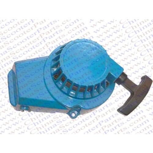 Metal Aluminum Pull Start Starter 47CC 49CC Pocket Dirt Pit Bike ATV Quad Go Kart Buggy Mower Parts Blue
