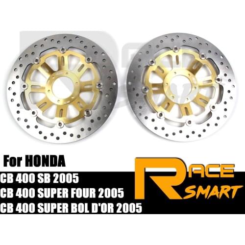 Motorcycle CNC Front Brake Disks Discs Stainless Steel Brake Rotors For HONDA CB 400 SB 2005 CB400 SB CB-400 CB400SB