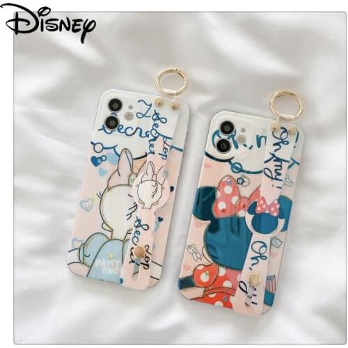 DISNEY 2021 Mickey Silicone Case for IPhone 11 Pro Xs Max FOR IPhone 12 12PRO 12PROMAX Official Liquid Silicon 360 Full Cover
