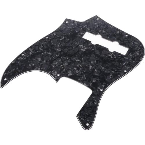 Black Pear Guitar Standard Pickguard 3 ply Scratch Plate Fender Jazz Bass