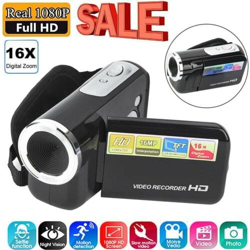 16MP 2inch TFT LCD HD 16X Digital Zoom Camcorder Video Camera Shooting Photography Video Camcorder Wedding DVR Record
