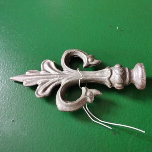 Iron fence spear head guardrail railing decoration accessories Daquan gate fence iron spear pointed spear head