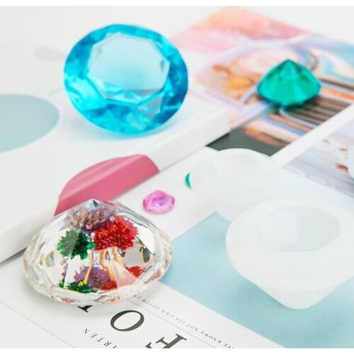 1pcs/lot Silicone Mold Resin Molds For DIY Small Diamond Pendant Pendant Diamond Die Mould DIY for Jewelry