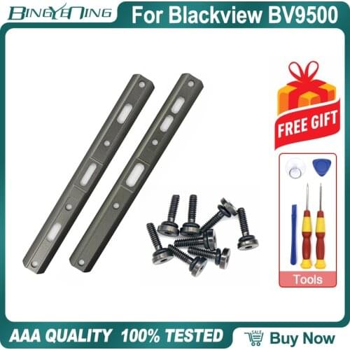100% New Original Left and right decorative pieces For Blackview BV9500 Pro Back housing Side metal Screws Accessories Parts