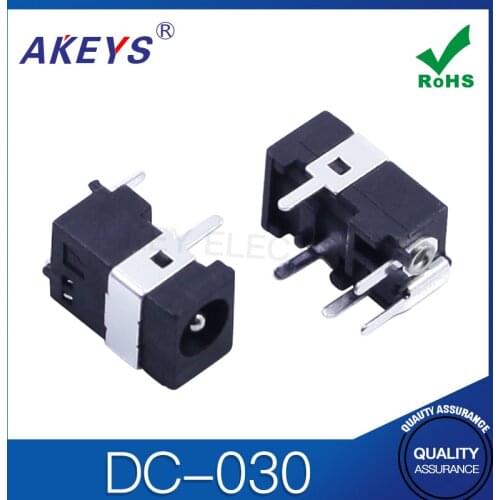 20PCS DC-030 4.5MM*1.65MM 5 PINS dc power jack smd dc jack connector female dc jack