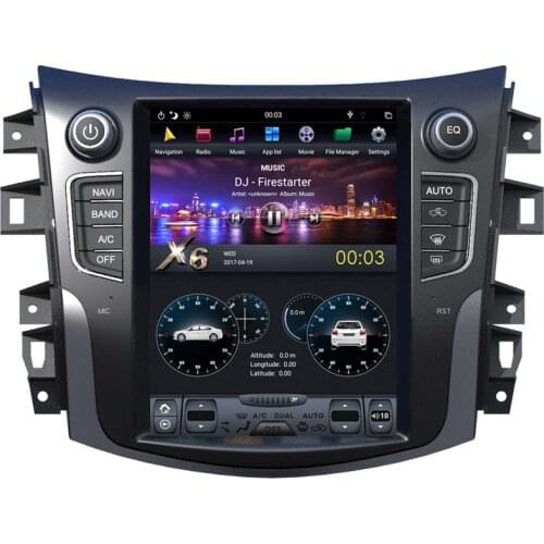 2Din Car Tape Recorder Radio Tesla Android 9 GPS Navigation Multimedia Player For Nissan Navara NP300 Terra Stereo Head Unit