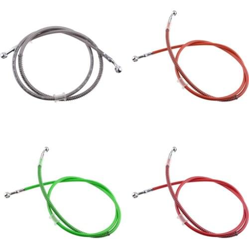 4pcs 59'' Motorcycle ATV Dirt Bike Brake Oil Pipe Hose Line 10mm Dia